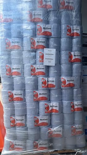 48 Rolls(8 Packs) ACT Blue Centre feed Rolls Embossed 2ply Wiper Paper Towel 45M