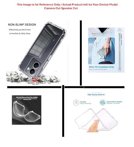 Image of Compatible for [ Realme GT 7T ] Bumper Back Case Cover for [ Realme GT 7T ] - Transparent