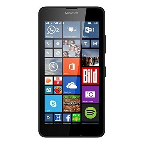 Microsoft Lumia 640 Dual-SIM LTE Smartphone HD-IPS-Display, 1,2 GHz-Quad-Core-Prozessor, 8 Megapixel-Kamera, 2500 mAh Akku, 3G & 4G LTE Cover