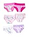 EMY Mutande Bambina Confezione 6 Slip Intimo Bimba 2-3-4-5-6-7-8-9-10-11-12 Anni Ragazza Mutandine Cotone Elasticizzato Morbido Elastico Colori Anallergici Bambini Italia (5 Anni, Stella)