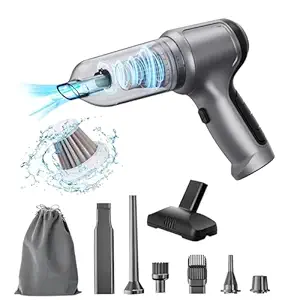 Car Vacuum Cleaner Cordless,Wireless Handheld Vacuum Cleaner,Portable Vacuum Cleaner 3 in 1 Mini Cordless Hoover Vacuum,12000PA High Suction with Brushless Motor, for Car, Office and Home Cleaning