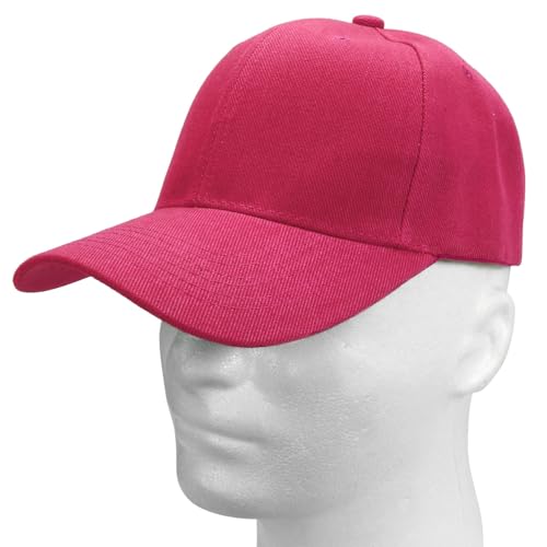 Image of Falari Wholesale Bulk Lot 12-Pack Baseball Cap Adjustable Size Plain Blank Solid Color