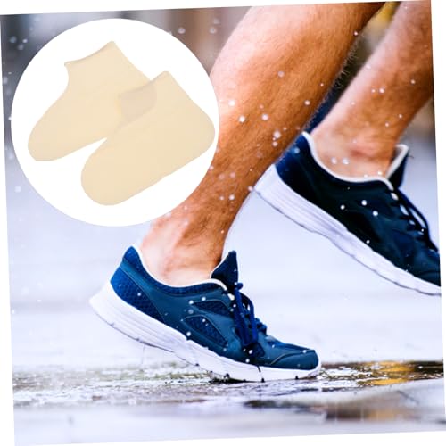 3 pares de fundas protectoras para calzado para mujer, fundas impermeables para botas, hechas de látex miniatura 5