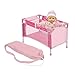 Rocco Giocattoli- Bambolina-Lettino da Viaggio per Bambola, BD548-217