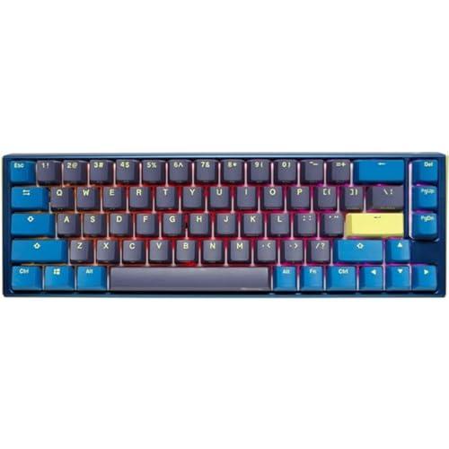 Ducky One 3 SF Daybreak 65% Mechanical Keyboard: Quack Mechanics Dampening, Hot-Swappable Cherry MX Blue Switches,...
