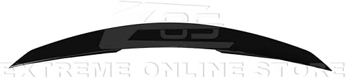 Miniatura 8 de Repuesto para modelos Chevrolet Corvette C8 2020  Plástico ABS estilo Ducktail Performance Track  Alerón de ala de tapa trasera de maletero negro