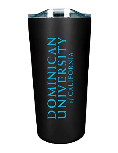 The Fanatic Group Dominican University of California Double Walled Soft Touch Tumbler, Design-1 - Black