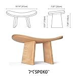 Meditation Bench Chair, Travel Version, The Original Posture Certified Wood Kneeling Stool, Best Ergonomic Wooden Chair, Perfect Seat for Yoga, Prayer, Seiza - Image 2