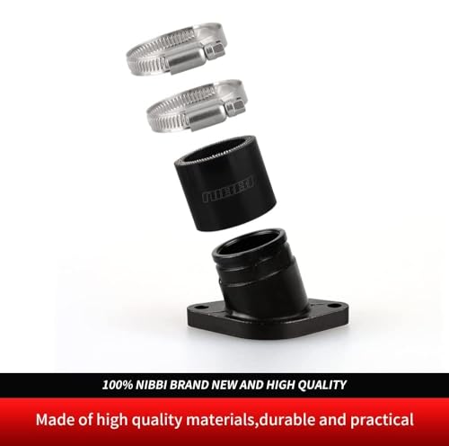 image for NIBBI Motorcycle Intake Manifold,Carburetor Boot Joints,Intake Manifol