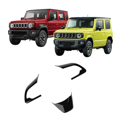 OKAYOHINN スズキ jimny ジムニーノマド JC74W ジムニーシエラ JB74W ジムニー JB64W 専用 ステアリングパネル ステアリングカバー ハンドルスイッチ カバー ガーニッシュ アクセサリー爪キズ防止 内装パーツ ABS樹脂製 3