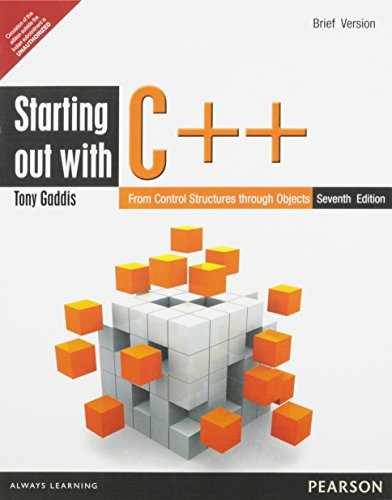 Starting Out with c++ 933253666X Book Cover