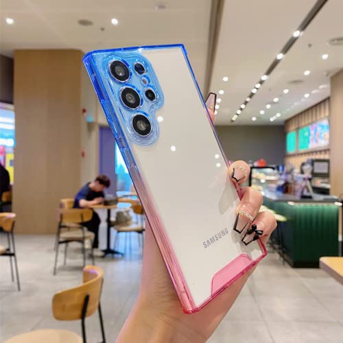 Coque Samsung S23 Ultra Luxe Gradient et cordon transparent