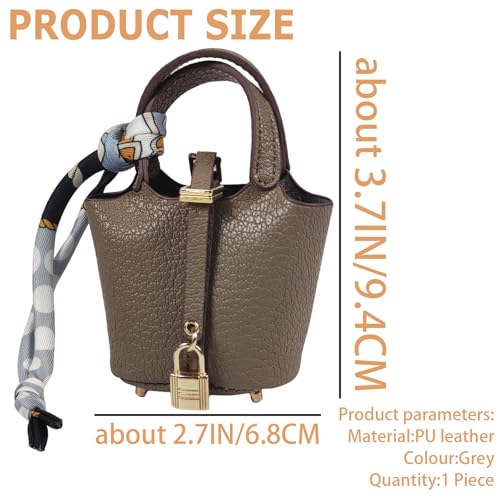 Image of Bag Charm for Handbags Decoration,Mini Leather Bag Keychain,Fashion KeyChain Accessory For Handbags Purse