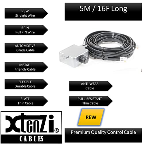 Bouton de contrôle de volume Xtenzi XTBR5-BL télécommande basse pour Select BassPro - 6