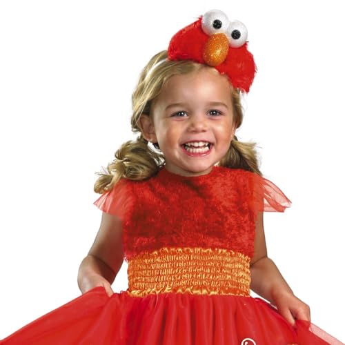 Disfraz Elmo para Niñas Talla (3T-4T) miniatura 2