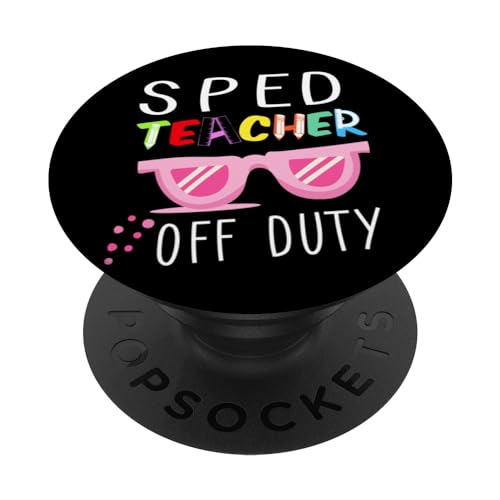 SPED - Gafas de sol para profesor fuera de servicio PopSockets PopGrip Intercambiable