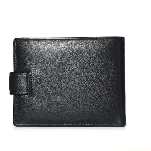 Top layer cowhide men's wallet genuine leather zero wallet US dollar bag multiple card zipper