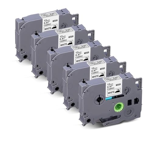 10X ���n�A�C�����ߗރe�[�v�u���U�[ P-touch TZe-FA231 ���n�ɔ� PT-P750W PT-H110 PT-D210 PT-D600 �p(5BK-12mm)