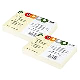  Karteikarten CROCO A7 liniert 100 Stück gelb(Liefermenge=2)