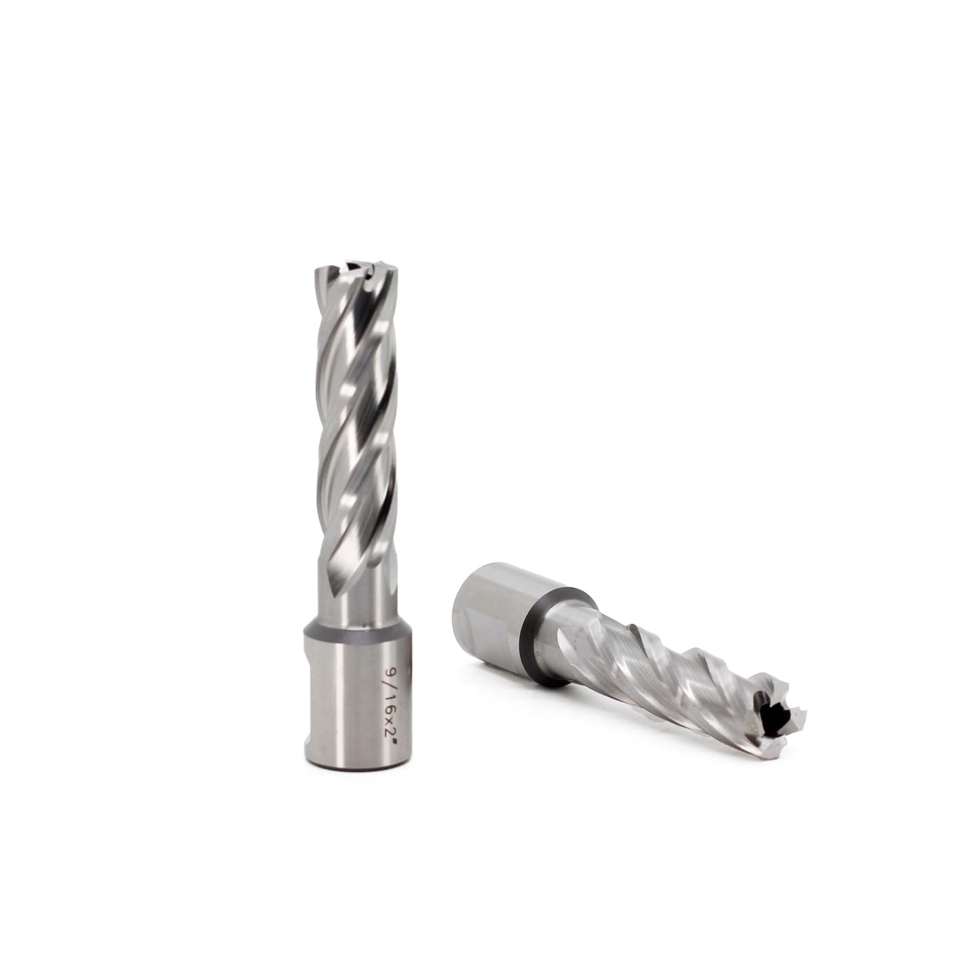 2 Pcs 9/16" x 2" HSS Annular Cutter with Weldon Shank 3/4"