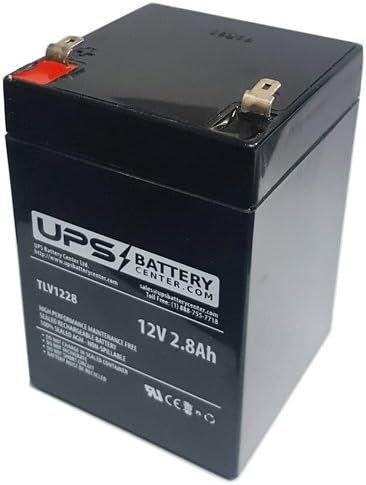 UPS Battery Center 12V 2.8Ah NEATA NT12-2.8 Replacement - Alternative Size - L: 2.64" x W: 2.64" H: 3.82"