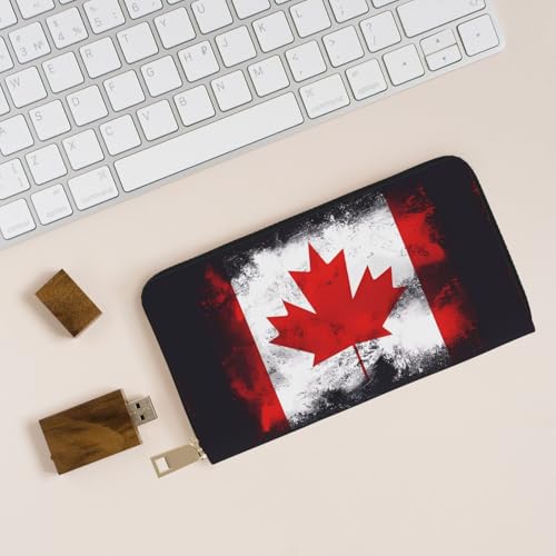 Monedero de mano canadiense moderno versátil largo 5