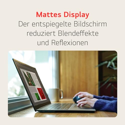 2024 LG gram Pro 16 Zoll Notebook - 1199g Intel Core Ultra7 Laptop (32GB RAM, 2TB Dual SSD, 24,5h Akkulaufzeit, IPS Panel Anti-Glare Display, Win 11 Home) - Schwarz – Bild 5