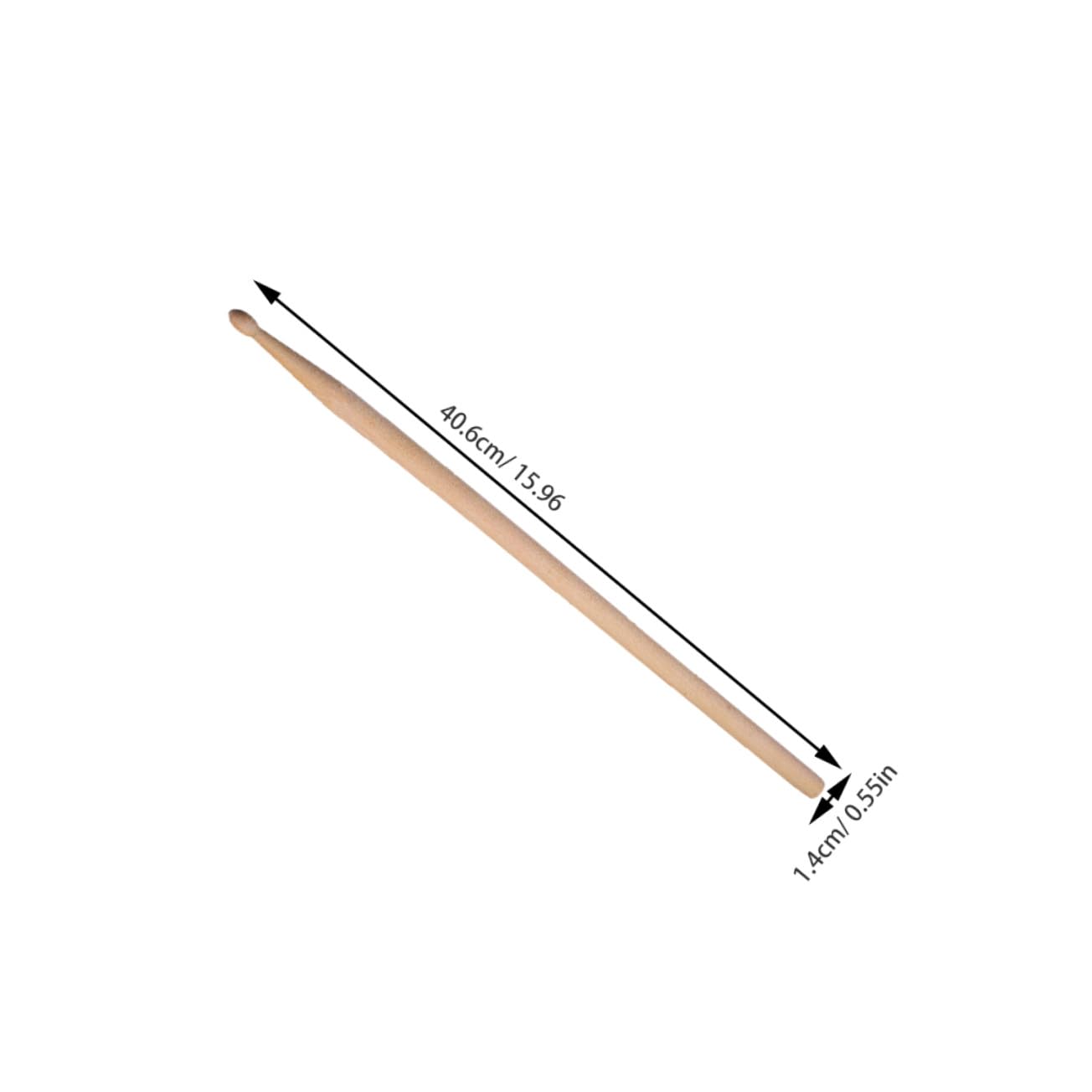 BESPORTBLE 2sätze Ahornholzspitze Inklusive Tragetasche für Schlagzeug und Percussion Robustes Holz-drumstick-zubehör mit Aufbewahrungsbeutel