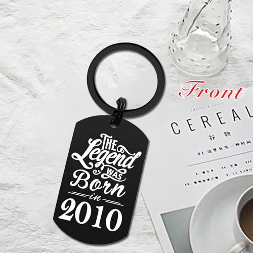 Image of Yobent Sweet 16 Birthday Gifts for Boys Girls, 16th Birthday Decorations for Men Women, 16 Years Old Bday Keychain, Born In 2010 Bday Present