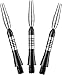 Viper Spinster Yukon Aluminum Dart Shaft: In-Between (INB), Black, 3 Pack
