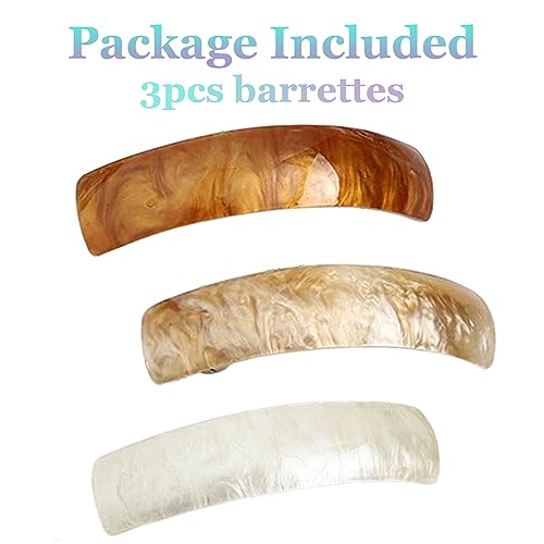 Yzurbu 3Pcs Large Hair Barrettes thumb #5