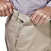 Haggar Mens Premium No Iron Khaki Classic Fit Expandable Waist Flat Front Casual Pants, Khaki, 34W x 32L US #3
