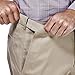 Haggar Mens Premium No Iron Khaki Classic Fit Expandable Waist Flat Front Casual Pants, Khaki, 38W x 34L US