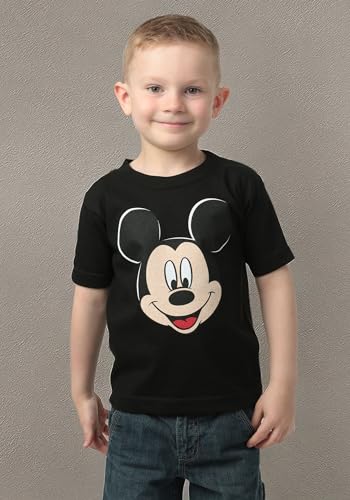 Disney Boys' Toddler Mickey Mouse Big Face Short Sleeve Tshirt3