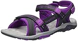 1 KangaROOS K-Leni, Sandalias con Punta Cerrada Unisex niños, Gris Charcoal Purple 2096, 28 EU
