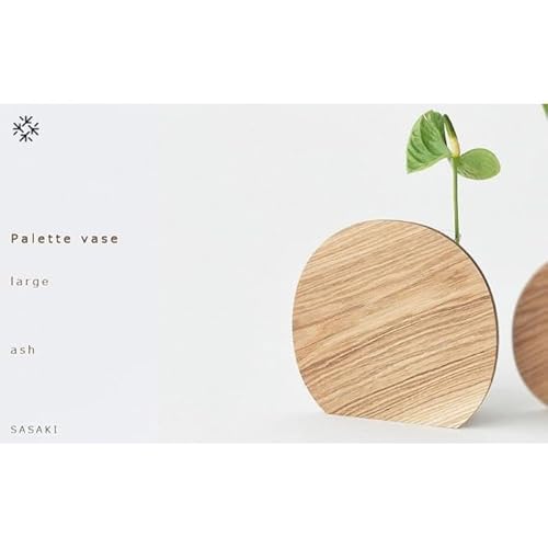 Palette vase - large ash/SASAKI[旭川クラフト(木製品/一輪挿し)]パレットベース / ササキ工芸_03250