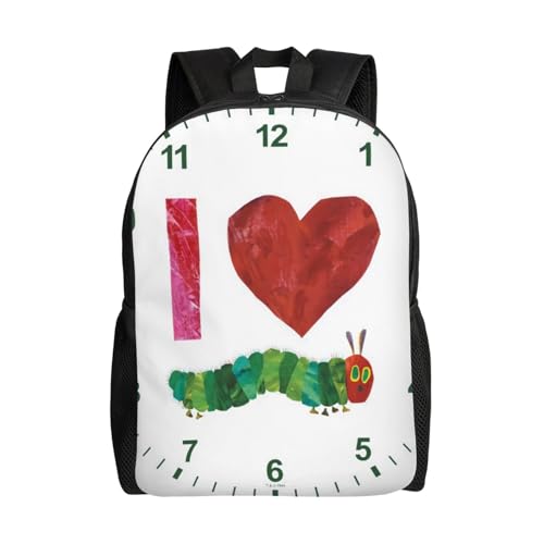 I Love The Very Hungry Caterpillar Backpack – Water-Resistant Laptop Bag, 15