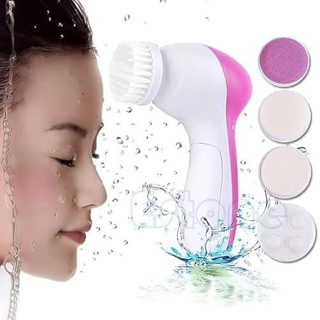 5 in 1 Electric Facial Cleaner Multifunction Massager, Face Massage Machine For Face, Facial Machine, Beauty Massager, Facial Massager For Women