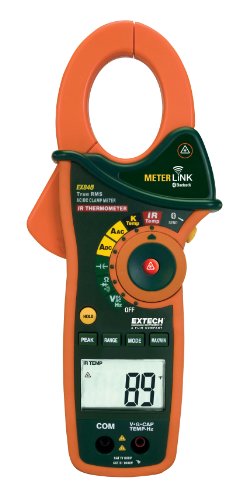 Extech Ex845 True Rms 1000A Ac/Dc Clamp And Dmm With Ir Thermometer And Bluetooth Meterlink #TOP7