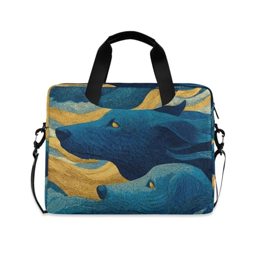 Bolso maletín para laptop con múltiples bolsillos miniatura 1