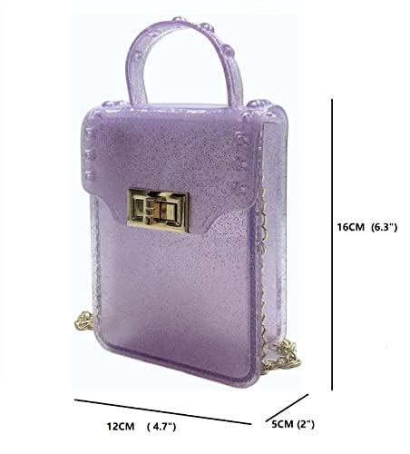 Jelly Crossbody Cell Phone wallets Shoulder Purses Handbag for Women2