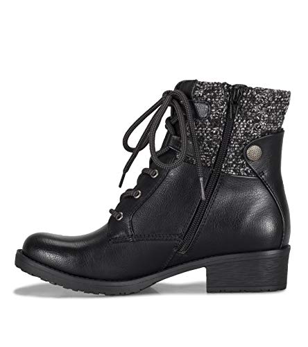 Baretraps Womens Oneil Faux Leather Ankle Boots Black 8.5 Medium (B,M) #TOP29
