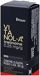 Vitanol A 0,025% Creme Clareador de Melasma e Manchas na pele 30g