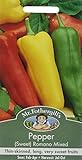 Mr Fothergill's 23487 Vegetable Seeds, Pepper (Sweet) Romano Mixed - Image 1