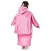 Produktbild Kinder wasserdichte Regenjacke Regenmantel Jungen Schultasche Position Regenkleidung Softshelljacke Regenponcho mit Kapuze Winddicht Regendicht Schneefes