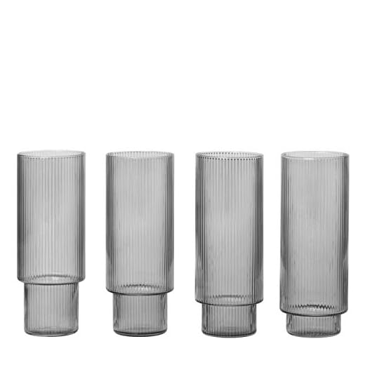 Ferm Living 100128112 räfflor longdrinkglas