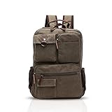 Hardware & Materiales: Tela de lona resistente al desgaste, transpirable, fácil de limpiar. Correa de cremallera de cuero de alta calidad y diseño de mano, suave y ponible. La bolsa de apertura y cierre con hebilla magnética de textura de hardware es conveniente y práctica. Las correas para los hombros están reforzadas con líneas dobles para mejorar la capacidad de carga.