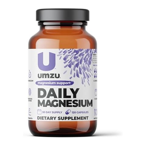 UMZU Daily Magnesium | Potent Bioavailable Magnesium Complex for Healthy Metabolism, Sustained Energy, Exercise Performance & Sleep Support (30 Day Supply | 120 Capsules) Cover