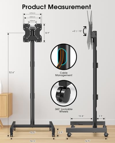 Rolling tv stand - image 5