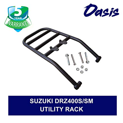 Oasis Rear Luggage Utility Rack - Compatible With Suzuki DRZ400S/SM (2000-2019) - 5